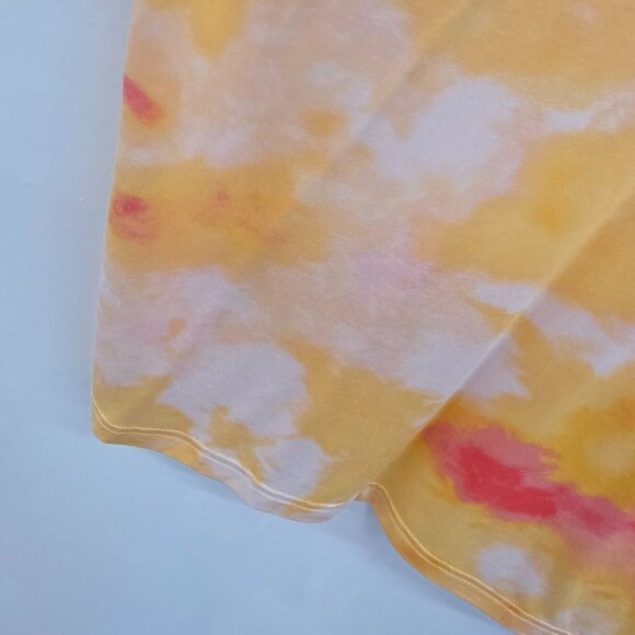 Old Navy Womens 2X‎ Plus Tie Dye Tank Top NWT Yellow Pink Spaghetti Strap Summer - Picture 4 of 10